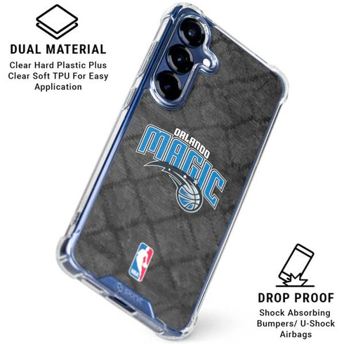 NBA Orlando Magic Dark Rust Galaxy S25 Clear Case