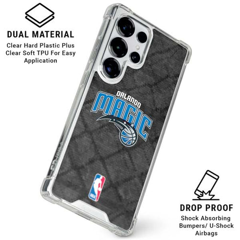 NBA Orlando Magic Dark Rust Galaxy S25 Ultra Clear Case