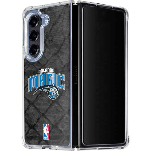 NBA Orlando Magic Dark Rust Galaxy Z Fold5 5G Clear Case