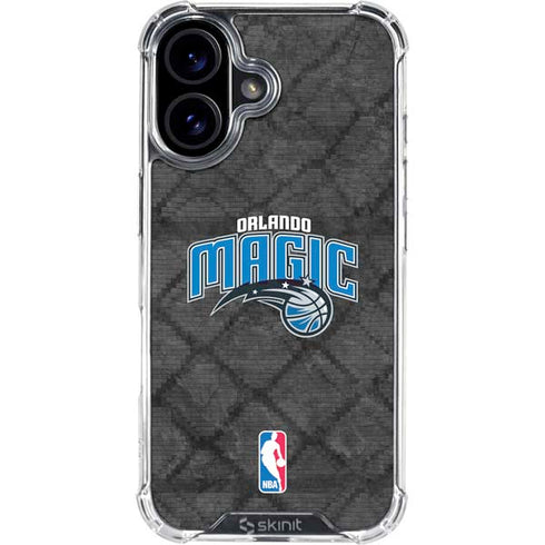 NBA Orlando Magic Dark Rust iPhone 16 Clear Case