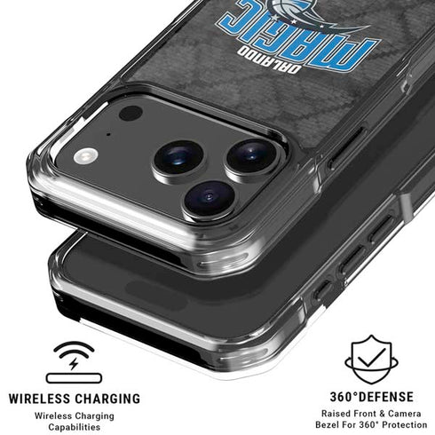 NBA Orlando Magic Dark Rust iPhone 18 Pro Clear Case