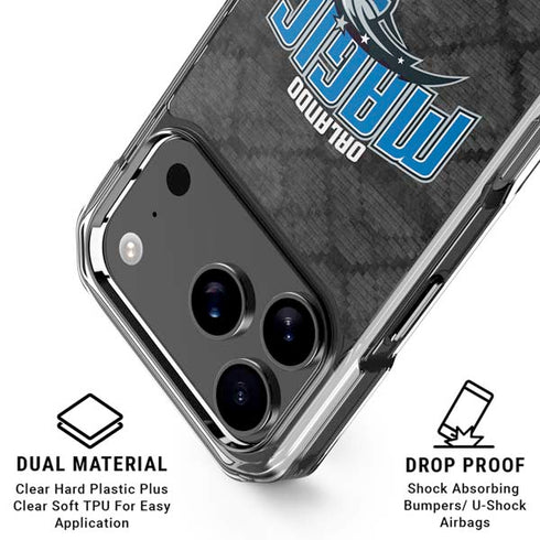 NBA Orlando Magic Dark Rust iPhone 18 Pro Clear Case