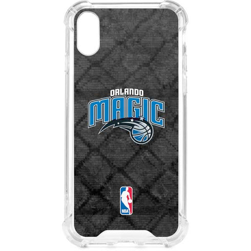 NBA Orlando Magic Dark Rust iPhone XS Clear Case