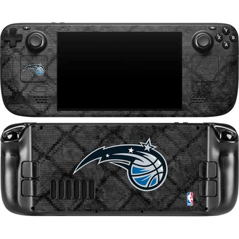 NBA Orlando Magic Dark Rust Steam Deck Handheld Gaming Computer OLED Skin