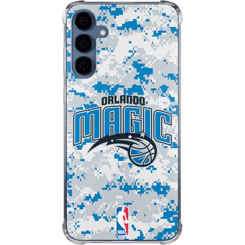 NBA Orlando Magic Digi Camo Galaxy A55 5G Clear Case