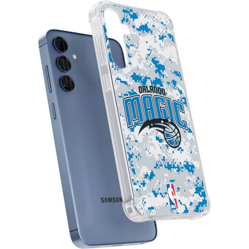 NBA Orlando Magic Digi Camo Galaxy A55 5G Clear Case