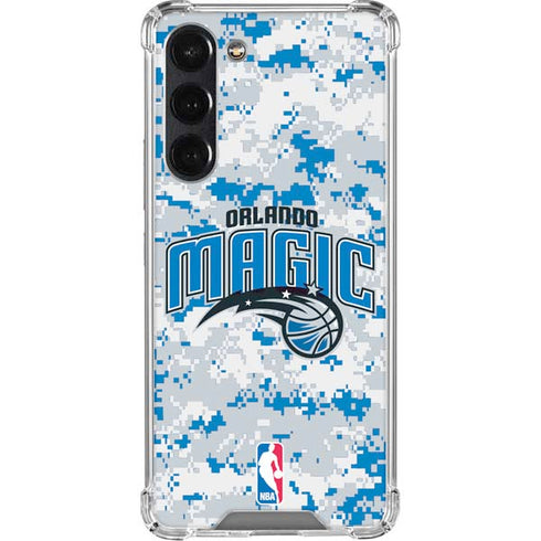NBA Orlando Magic Digi Camo Galaxy S24 FE Clear Case