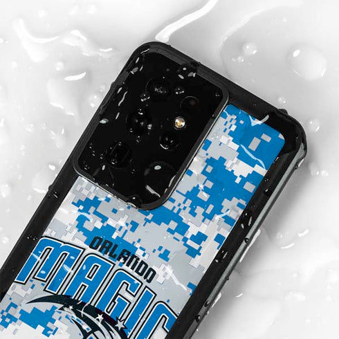 NBA Orlando Magic Digi Camo Galaxy S24 Ultra Waterproof Case