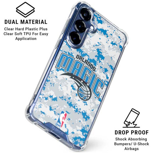 NBA Orlando Magic Digi Camo Galaxy S25 Plus Clear Case