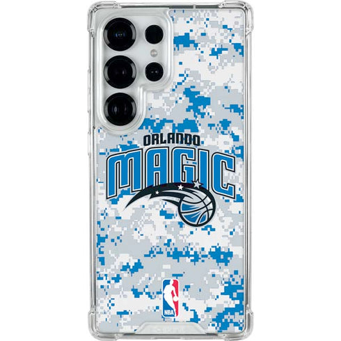 NBA Orlando Magic Digi Camo Galaxy S25 Ultra Clear Case