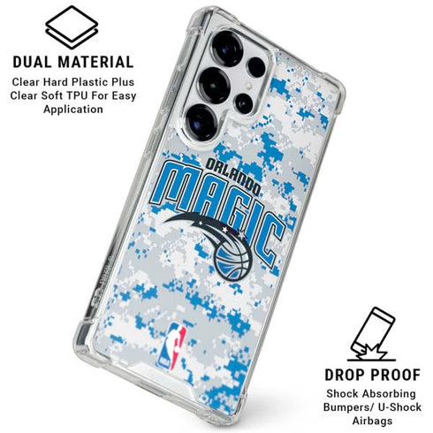 NBA Orlando Magic Digi Camo Galaxy S26 Ultra Clear Case