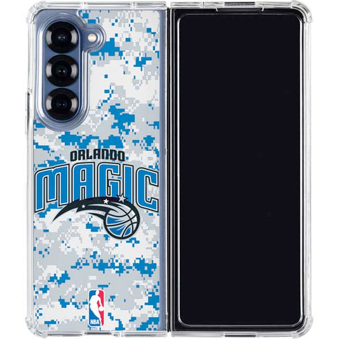 NBA Orlando Magic Digi Camo Galaxy Z Fold6 Clear Case