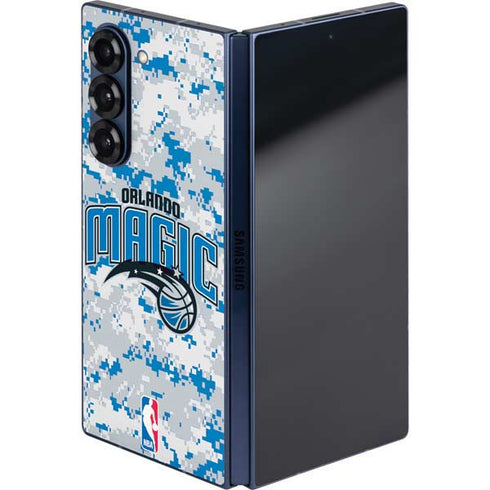 NBA Orlando Magic Digi Camo Galaxy Z Fold6 Skin