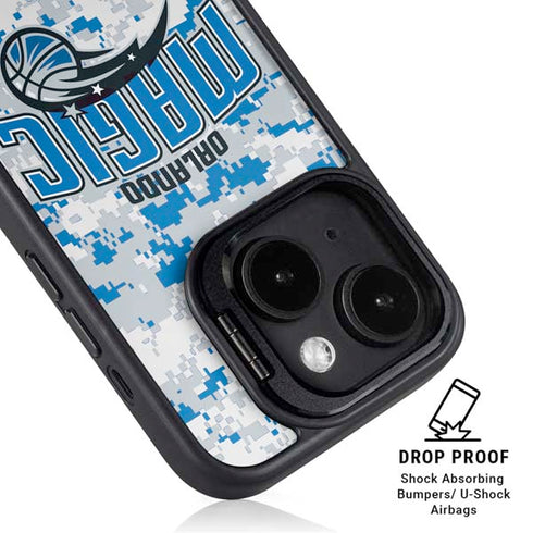 NBA Orlando Magic Digi Camo iPhone 14 Kickstand Case
