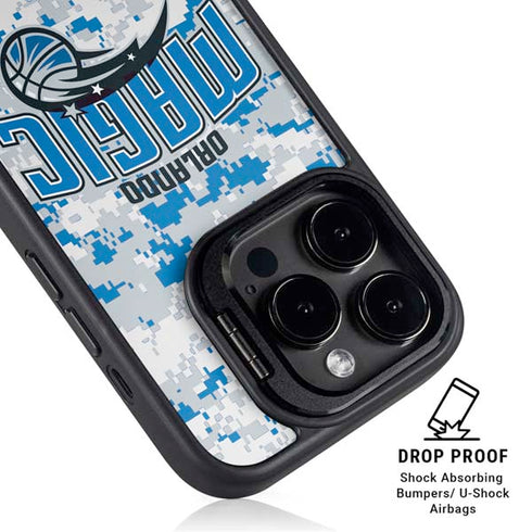 NBA Orlando Magic Digi Camo iPhone 14 Pro Max Kickstand Case