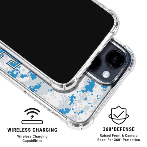 NBA Orlando Magic Digi Camo iPhone 15 Clear Case