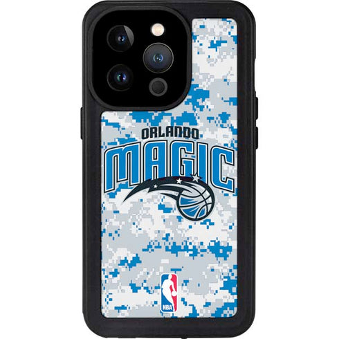 NBA Orlando Magic Digi Camo iPhone 15 Pro Waterproof Case