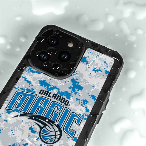 NBA Orlando Magic Digi Camo iPhone 15 Pro Waterproof Case