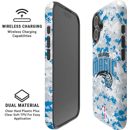 NBA Orlando Magic Digi Camo iPhone 16 Magsafe Impact Case