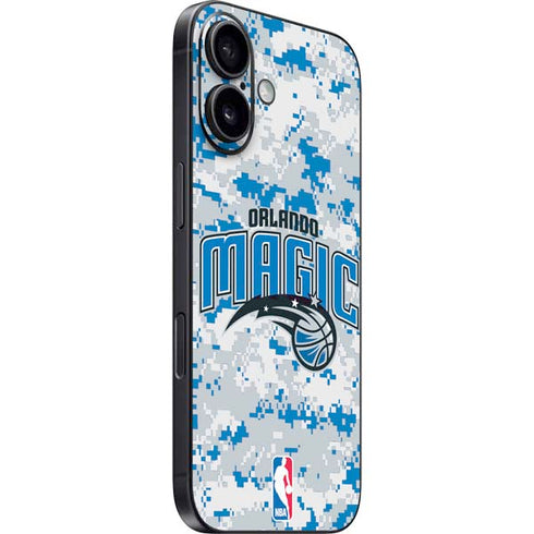 NBA Orlando Magic Digi Camo iPhone 16 Plus Skin