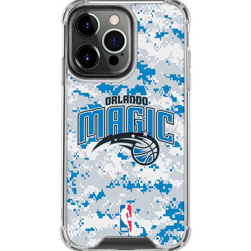 NBA Orlando Magic Digi Camo iPhone 16 Pro Max Clear Case