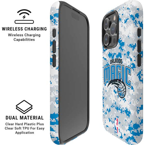 NBA Orlando Magic Digi Camo iPhone 16 Pro Max Magsafe Impact Case