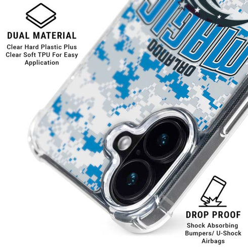 NBA Orlando Magic Digi Camo iPhone 17 Clear Case