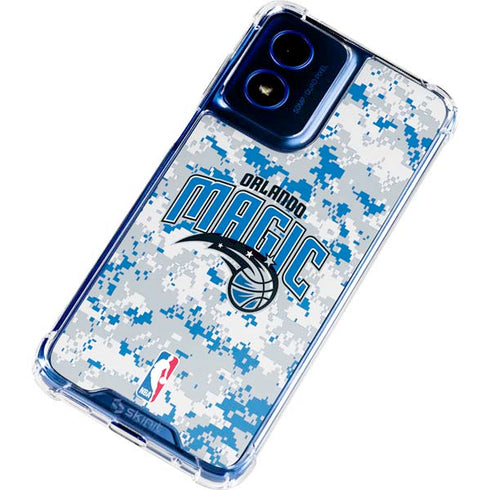 NBA Orlando Magic Digi Camo Moto G Play 4G (2024) Clear Case