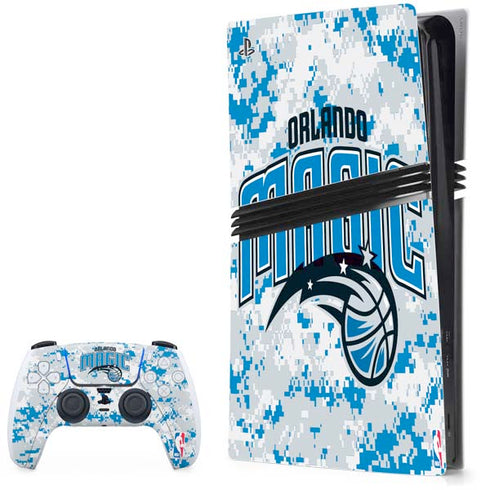 NBA Orlando Magic Digi Camo PS5 Pro Bundle Skin
