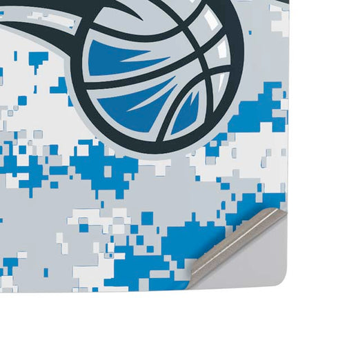 NBA Orlando Magic Digi Camo PS5 Pro Disk Console Skin