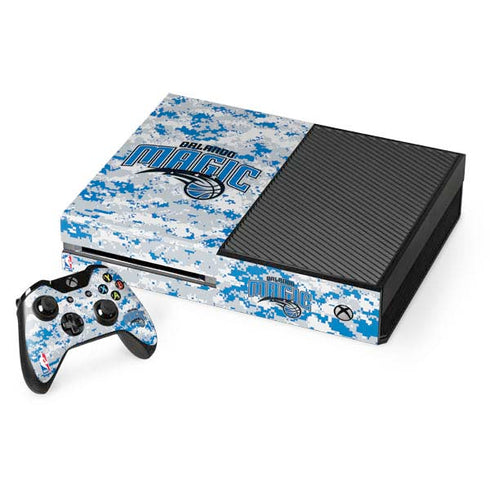 NBA Orlando Magic Digi Camo Xbox One Console and Controller Bundle Skin