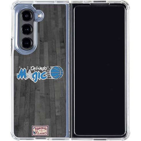 NBA Orlando Magic Hardwood Classics Galaxy Z Fold5 5G Clear Case