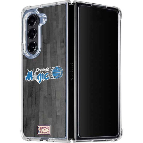 NBA Orlando Magic Hardwood Classics Galaxy Z Fold5 5G Clear Case