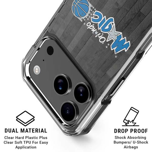 NBA Orlando Magic Hardwood Classics iPhone 18 Pro Clear Case
