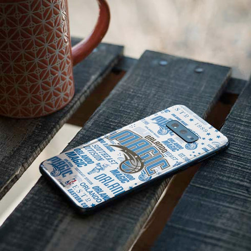 NBA Orlando Magic Historic Blast Galaxy S10e Skin
