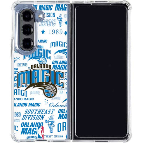 NBA Orlando Magic Historic Blast Galaxy Z Fold5 5G Clear Case