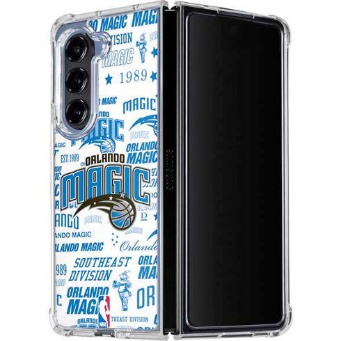 NBA Orlando Magic Historic Blast Galaxy Z Fold5 5G Clear Case