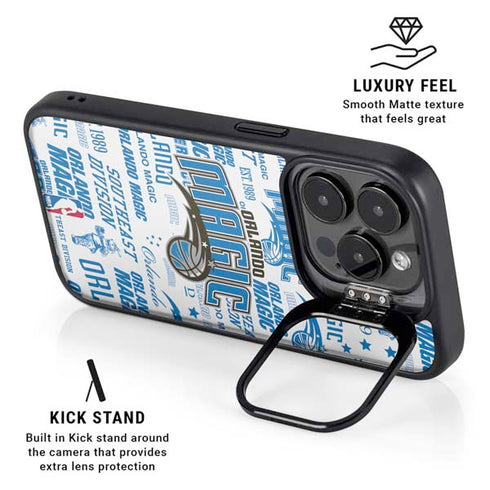 NBA Orlando Magic Historic Blast iPhone 13 Pro Max Kickstand Case