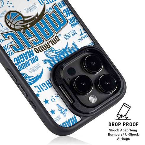 NBA Orlando Magic Historic Blast iPhone 14 Pro Max Kickstand Case