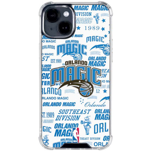 NBA Orlando Magic Historic Blast iPhone 15 Clear Case