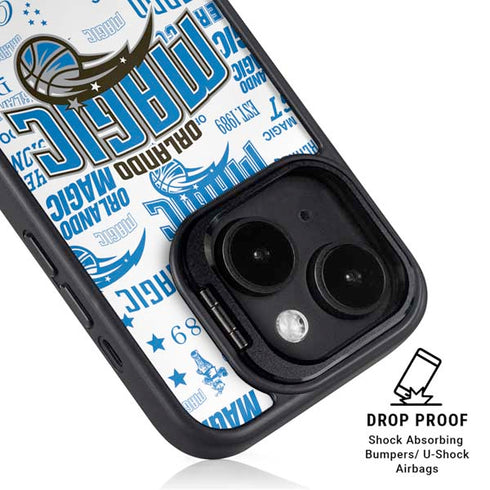 NBA Orlando Magic Historic Blast iPhone 15 Plus Kickstand Case