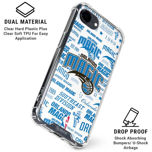 NBA Orlando Magic Historic Blast iPhone 16e Clear Case