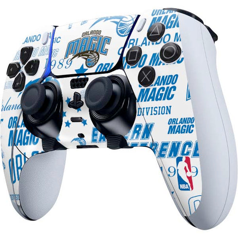 NBA Orlando Magic Historic Blast PS5 DualSense Edge Pro Controller Skin