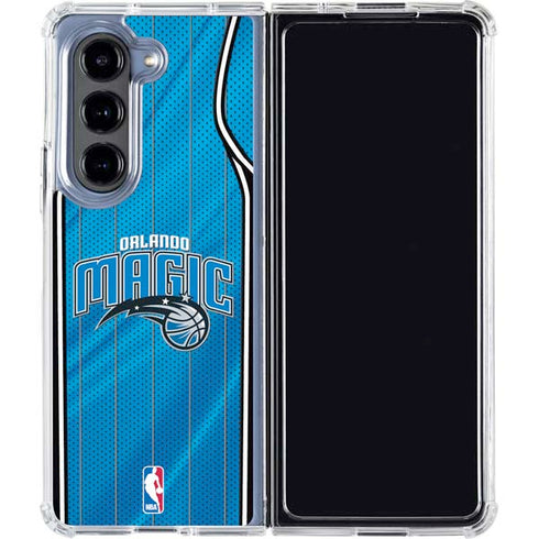 NBA Orlando Magic Jersey Galaxy Z Fold5 5G Clear Case
