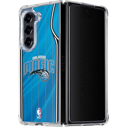 NBA Orlando Magic Jersey Galaxy Z Fold5 5G Clear Case
