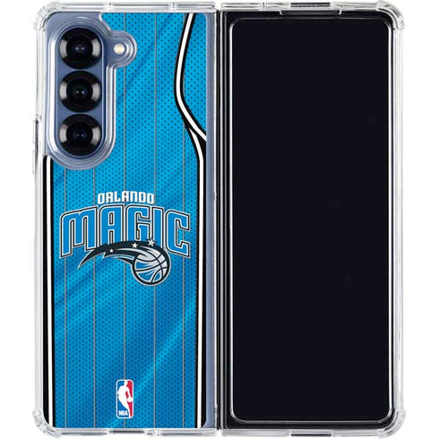 NBA Orlando Magic Jersey Galaxy Z Fold6 Clear Case