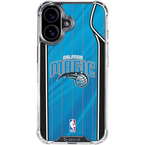 NBA Orlando Magic Jersey iPhone 16 Plus Clear Case