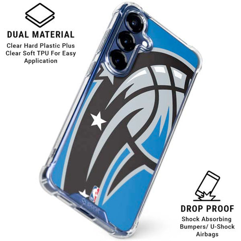NBA Orlando Magic Large Logo Galaxy S25 Clear Case