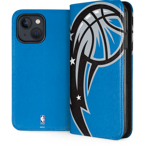 NBA Orlando Magic Large Logo iPhone 15 Plus Folio Case