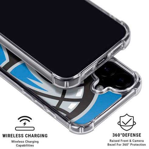 NBA Orlando Magic Large Logo iPhone 16 Plus Clear Case